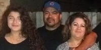 Abel Orozco and his family in Chicago.