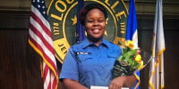 Breonna Taylor during a graduation ceremony in Louisville, Ky.