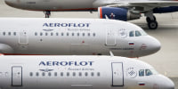 Aeroflot Russian Airlines Airbus A320 civil jet aircrafts at