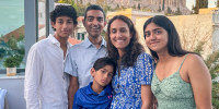 Dr. Rakesh Parekh and family.