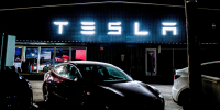 Tesla dealership.