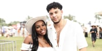 Jana Craig and Kenny Rodriguez attend Revolve Festival 2025 at Cavallo Ranch on April 12, 2025 in Thermal, California. 