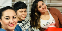 Viki Gómez, madre de Rodrigo y Alexandra Sandoval, en Carolina del Sur.