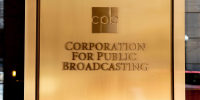 The Corporation for Public Broadcasting headquarters in Washington, D.C. in 2020.