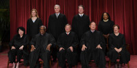 Justices of the Supreme Court pose for their official photo