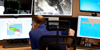 National Hurricane Center Monitors Hurricane Beryl's Activity In The Caribbean