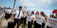 Air Canada Flight Attendants Go On Strike