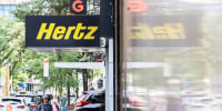 A Hertz rental location in New York