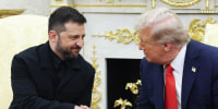 European Leaders Join Ukrainian President Zelensky For White House Meeting With Trump