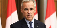 CANADA-POLITICS-US-TRADE-MIDEAST-CONFLICT-CARNEY