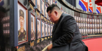 King Jong Un North Korea Fallen Soldiers