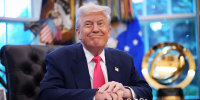 President Trump Delivers Remarks From The Oval Office