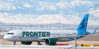 A Frontier Airlines plane
