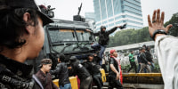 Image: TOPSHOT-INDONESIA-POLITICS-PROTEST