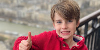 8-year-old Fletcher Merkel.
