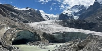 The Morteratsch glacier.