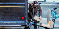 UPS delivery worker.