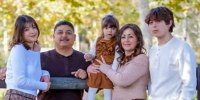 Gloria García and family.