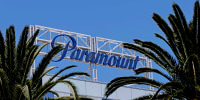 The Paramount office building in Los Angeles.