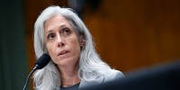 Susan Monarez speaks during a hearing