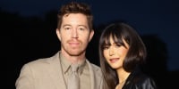 Shaun White and Nina Dobrev in Paris for the Olympic Games in 2024.