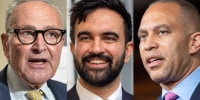Charles Chuck Schumer, Zohran Mamdani, Hakeem Jeffries