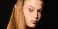 Vivian Wilson ended her first NYFW walking for designer Chris Habana's show. 