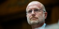Brendan Carr testifies during a House hearing in 2023.