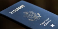 The cover of a U.S. passport