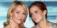 J K Rowling and Emma Watson