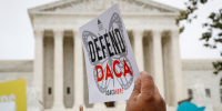 Defend DACA sign.