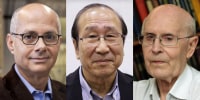 Nobelists Omar Yaghi, Susumu Kitagawa and Richard Robson.