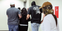 ICE Detains Immigrants Inside New York City Courthouses woman female detain detained