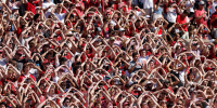 Kent St Oklahoma Football fans crowd college