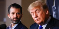 Donald Trump Jr. and Donald Trump.
