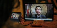 A keenly awaited national address by Madagascar's cornered President Andry Rajoelina, who went missing as calls grew for his resignation, was delayed twice on October 13, 2025 as a group of armed forces tried to take control of the state-owned media.