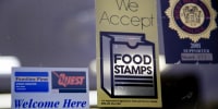 Food stamps sticker.