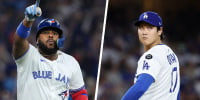 Vladimir Guerrero Jr. of the Toronto Blue Jays and Shohei Ohtani of the Los Angeles Dodgers. 