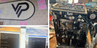 Evidence photos provided by the US Department of Justice related to an illegal gambling scheme. 