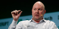 Venture capitalist Marc Andreesseen speaks at the TechCrunch Disrupt conference in San Francisco, Calif. on Tuesday, Sept. 13, 2016. 