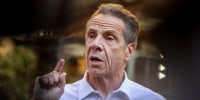 Andrew Cuomo, New York City mayoral candidate, during a campaign event in New York, on Oct. 23, 2025. 
