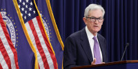Federal Reserve Chair Jerome Powell speaks following a meeting of the Federal Open Market Committee on Oct. 29, 2025.