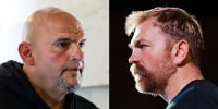 Sen., John Fetterman, D-Pa.; Maine Democratic Senate candidate Graham Platner.
