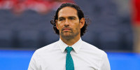 Mark Sanchez at an NFL game in 2023.
