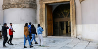FILE PHOTO: People visit the Damascus National Museum after it reopened, a month after ousting Syrian president Bashar al-Assad, in Damascus