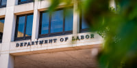 The US Department of Labor headquarters.