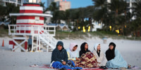 Image: MIAMI BEACH: Arctic Blast Brings Frigid Temperatures To Large Swaths Of U.S.