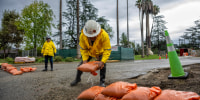 Heavy Rain hits the Los Angeles Area.