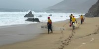 California State Park lifeguards search for a missing 5-year-old girl swept into the ocean on Friday, Nov. 14, at Garrapata State Park.