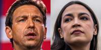 Ron Desantis; Alexandria Ocasio-Cortez.